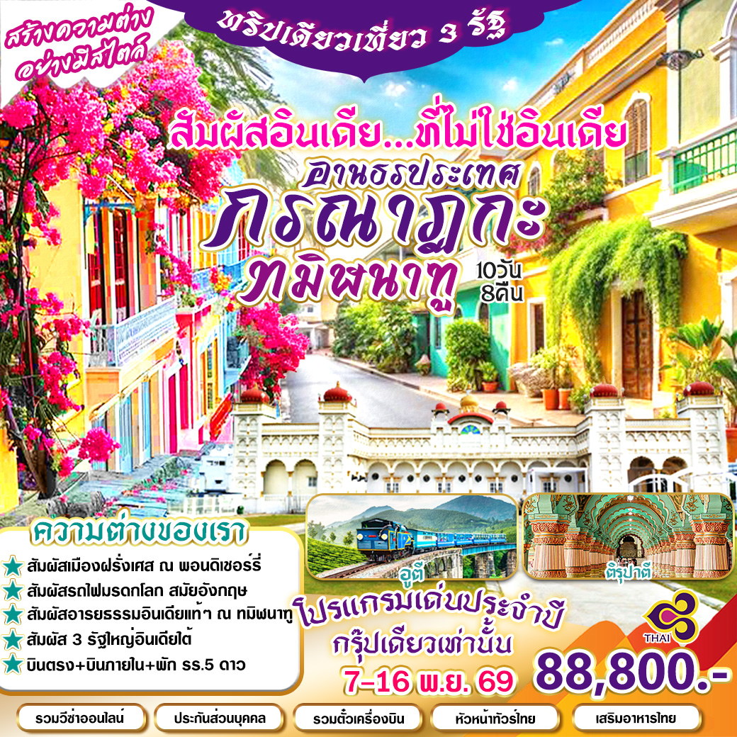 ทัวร์อินเดีย ขี่อูฐ INDIA เมือง PINK & BLUE CITY ปักหมุดสีสันสู่ความวิบวับสามเหลี่ยมทองคำ DELHI - AGRA - JAIPUR - JODHPUR - MANDAWA 6วัน 4คืน  (TG)